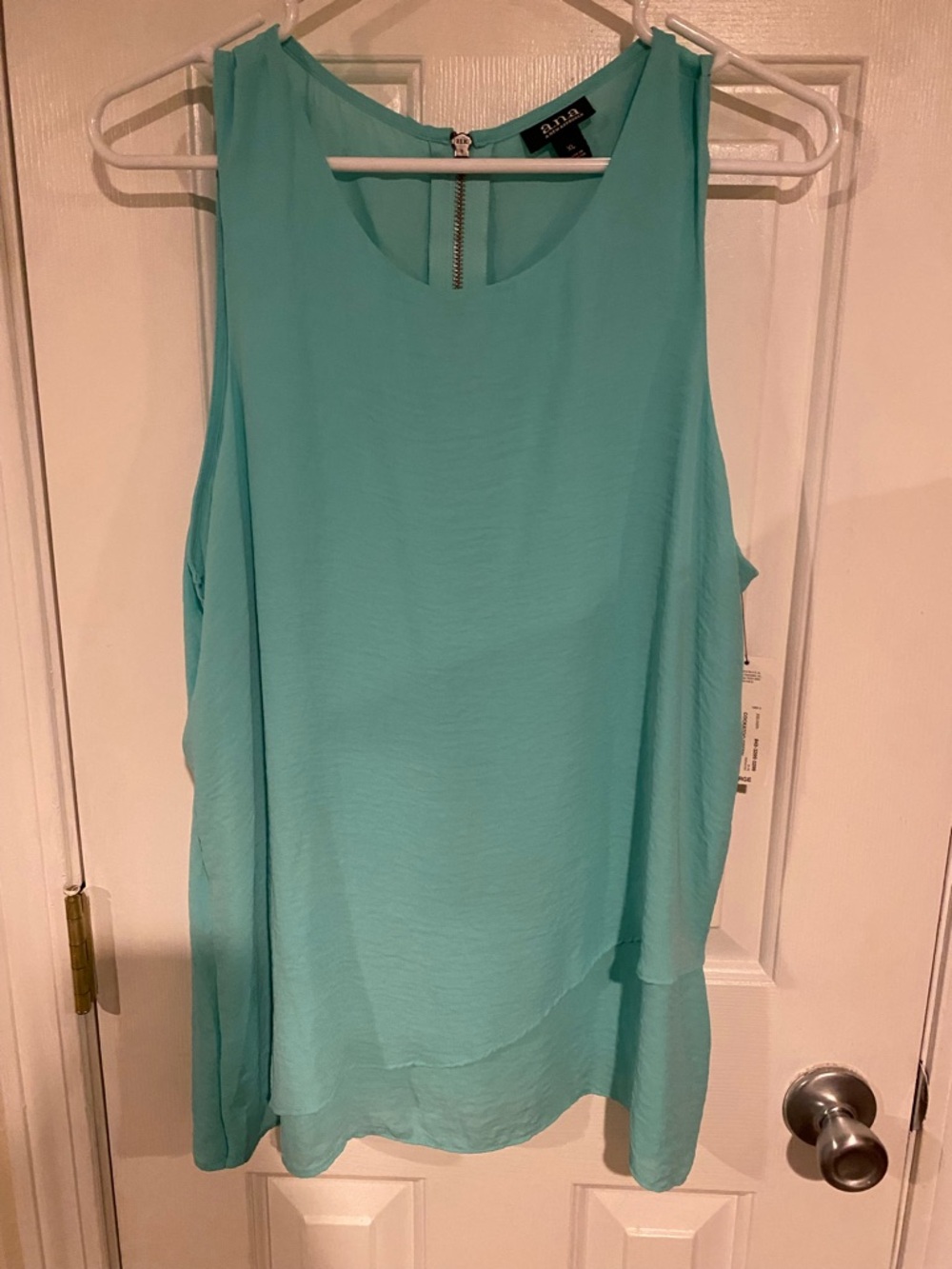 a.n.a Layered Sleeveless Camisole in Aqua